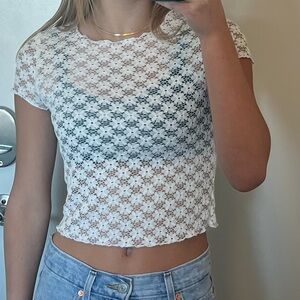 Medium lace forever 21 top